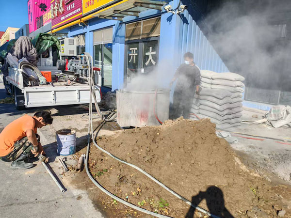 茄子河顶管注浆加固